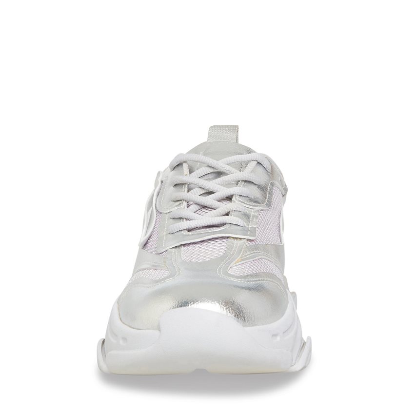 Silver Steve Madden Possess Men's Sneakers | PH 2134MHE